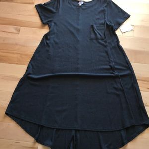 LuLaRoe Carley- Dark Gray- Ribbed- 3XL- NWT